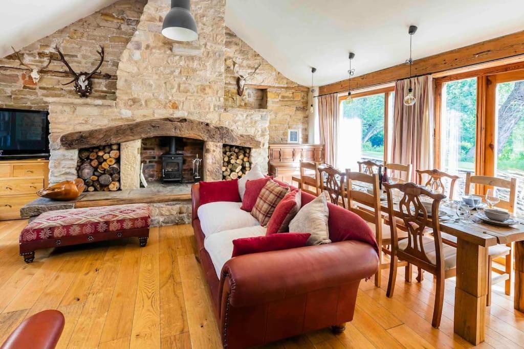 Four Bed Barn Conversion Junction 37 38 M1 Barnsley Exterior foto